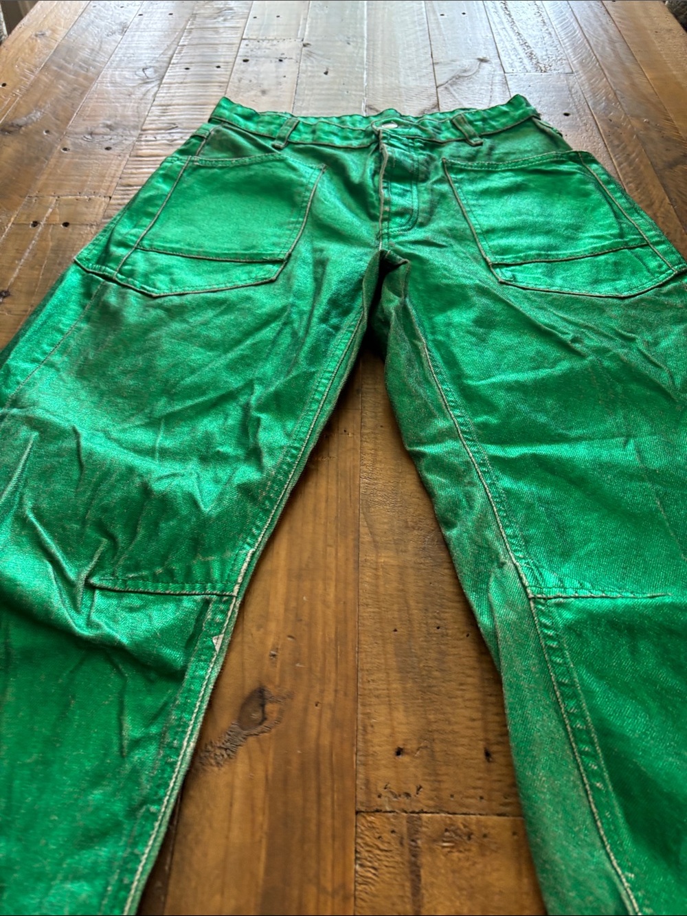 Women’s Moxie Metallic Green Pants